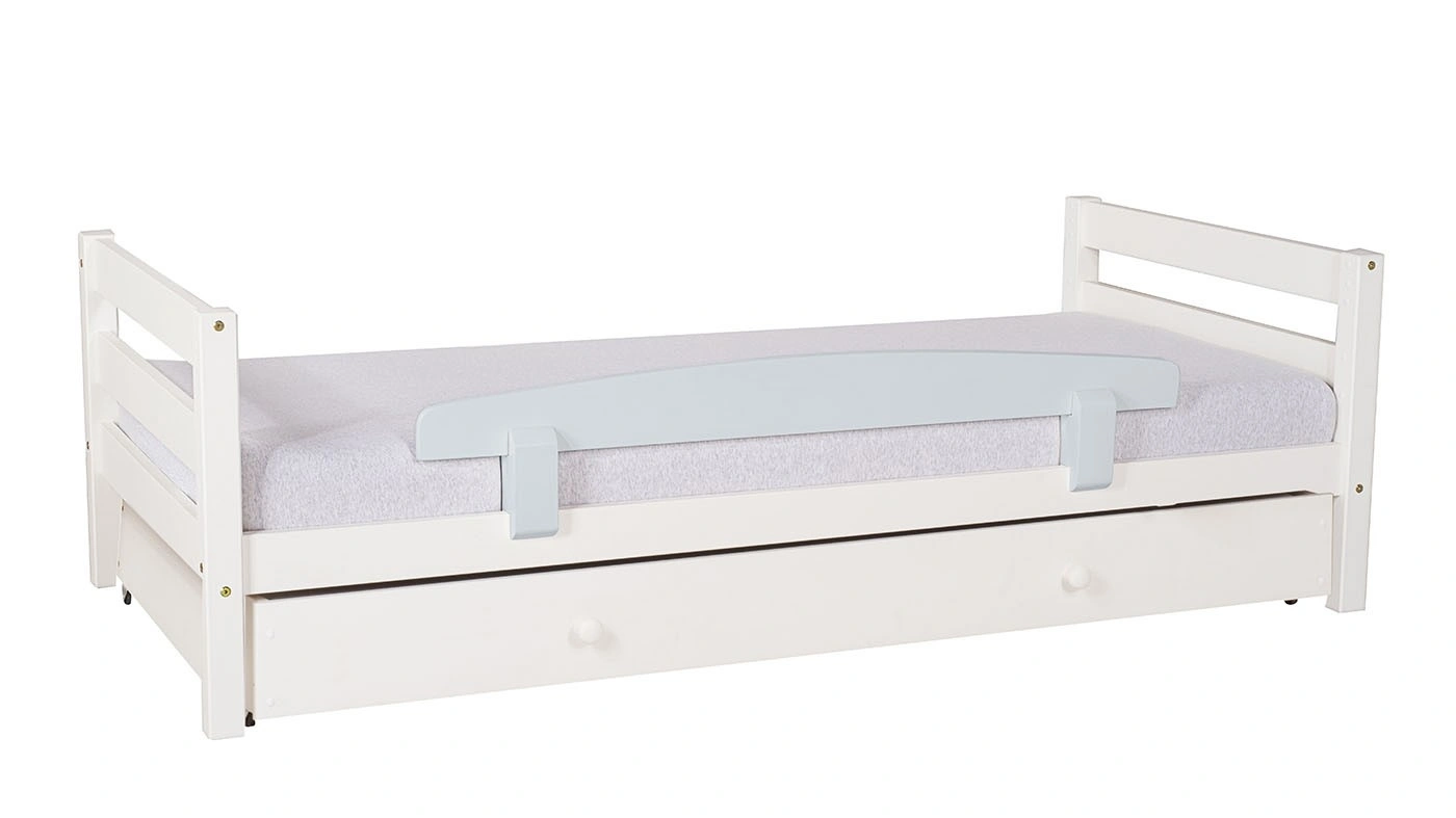 מיטת ילדים מיקה עם ארגז רוחב 80 ס"מ | ללא מעקה אחורי